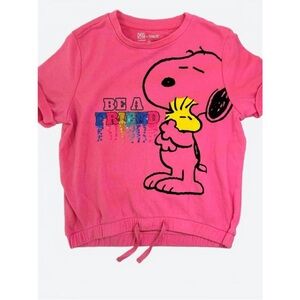 Peanuts Pink Snoopy Kids T-Shirt
